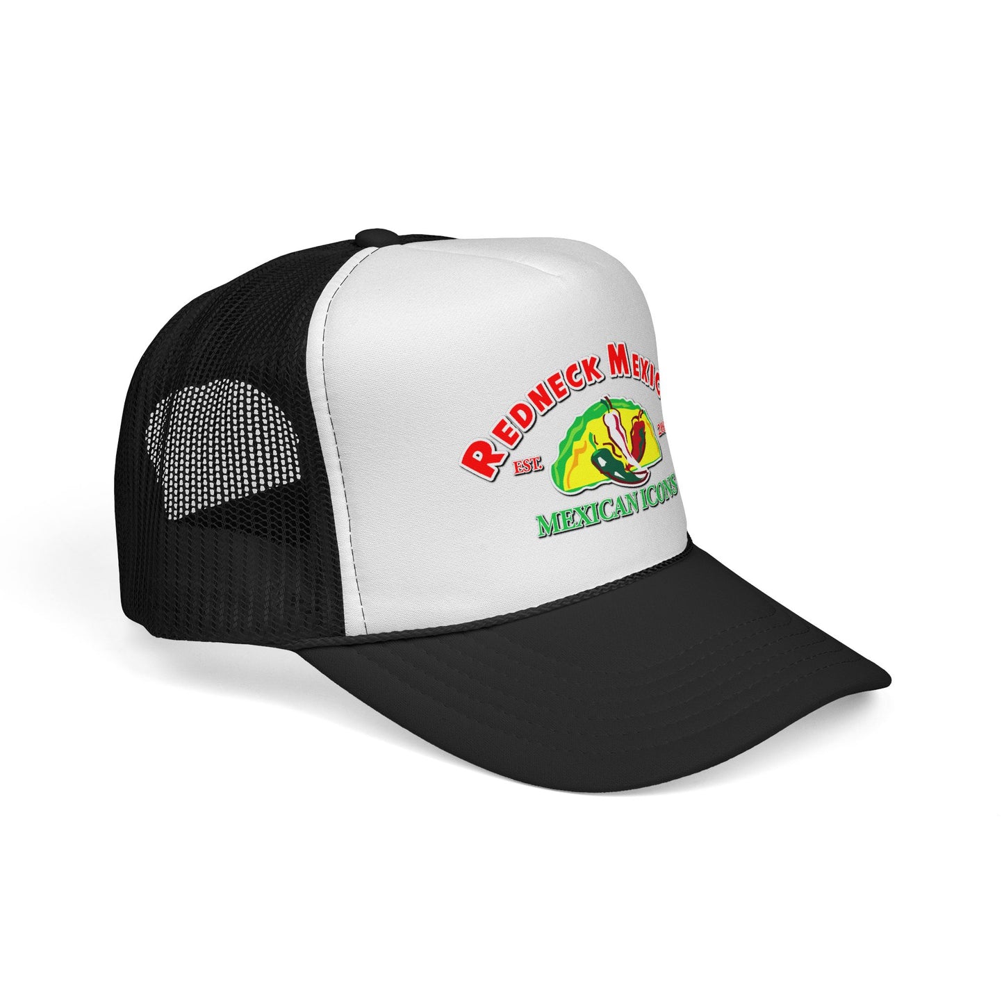 Redneck Mexican Trucker Cap, Funny Hat for Casual Wear, Gifts for Festivals, Outdoor Adventures, Party Accessory