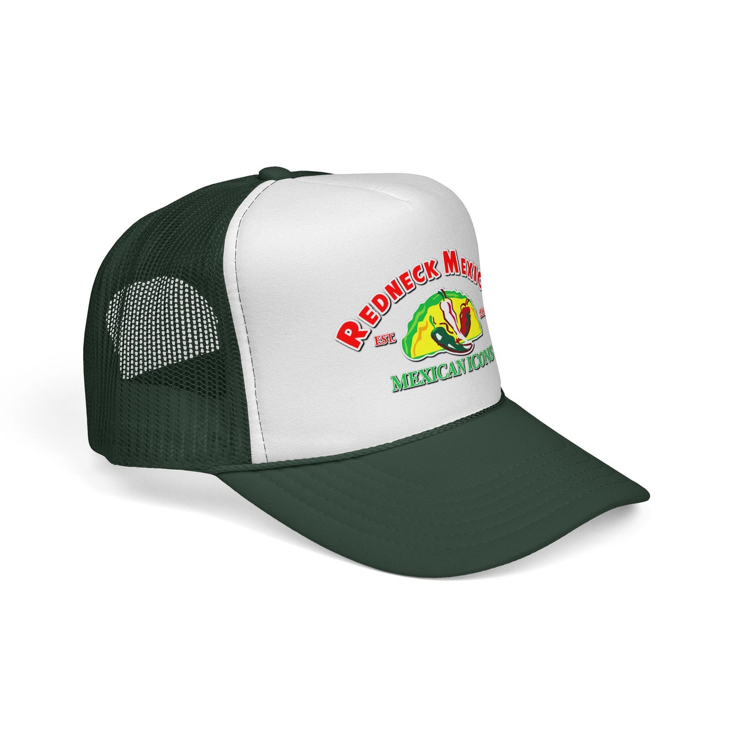 Redneck Mexican Trucker Cap, Funny Hat for Casual Wear, Gifts for Festivals, Outdoor Adventures, Party Accessory