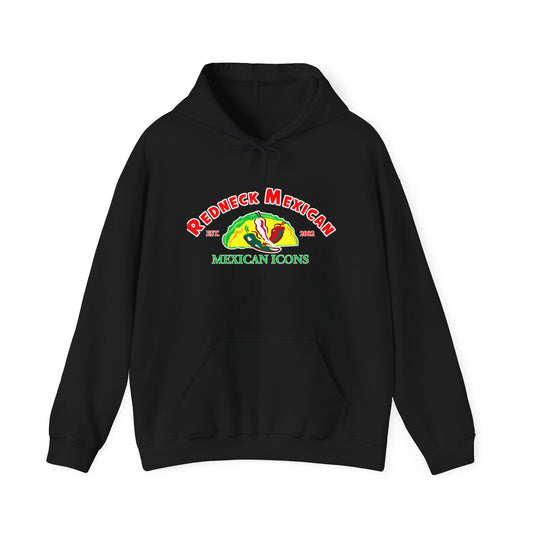 Redneck Mexican Icons Hoodie - Unisex Heavy Blend Sweatshirt