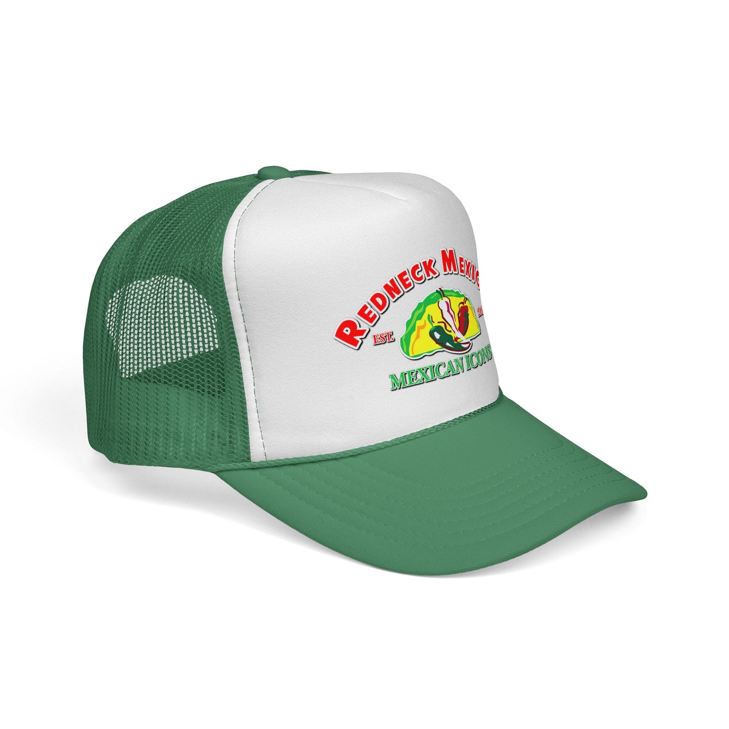 Redneck Mexican Trucker Cap, Funny Hat for Casual Wear, Gifts for Festivals, Outdoor Adventures, Party Accessory